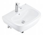 Раковина Grohe Euro Ceramic 59,5х48,2 см со смесителем Eurosmart Cosmopolitan альпин-белый 39642000