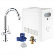 Смеситель для кухни Grohe Blue Professional с системой фильтрации и охладителем хром 31323002