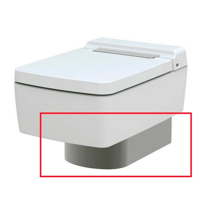 Декоративна панель для підвісного унітазу TOTO SG металева хром 7EE0007