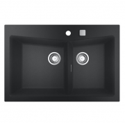 Мойка для кухни Grohe K700 83,8х55 см кварцевый композит черный гранит 31657AP0