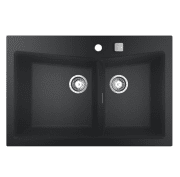 Мойка для кухни Grohe K700 83,8х55 см кварцевый композит черный гранит 31657AP0