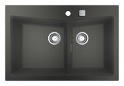 Мийка для кухні Grohe K700 83,8х55 см кварцовий композит сірий граніт 31657AT0