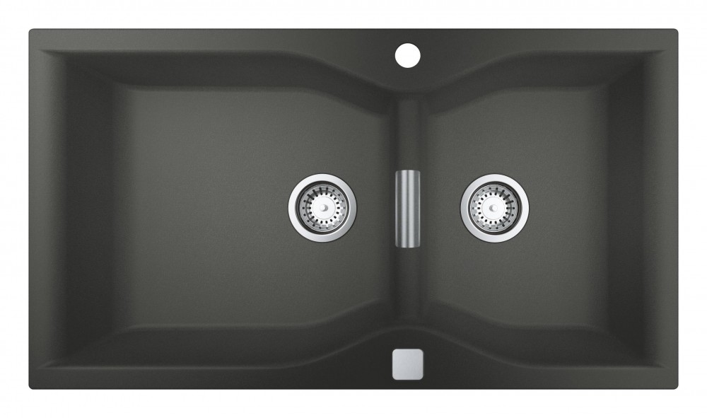 Мийка для кухні Grohe K700 90х50 см кварцовий композит сірий граніт 31658AT0