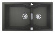 Мийка для кухні Grohe K700 90х50 см кварцовий композит сірий граніт 31658AT0