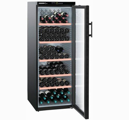 Винна шафа Liebherr WTb 4212 Vinothek сталь/двері з тонованим склопакетом чорний WTb 4212-20 001