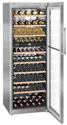 Винна шафа Liebherr WTes 5972 Vinidor нержавіюча сталь/двері з тонованим склопакетом WTes 5972