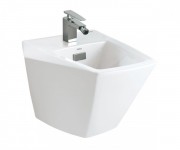 Біде підлогове TOTO Jewelhex з переливом кераміка білий BW681B