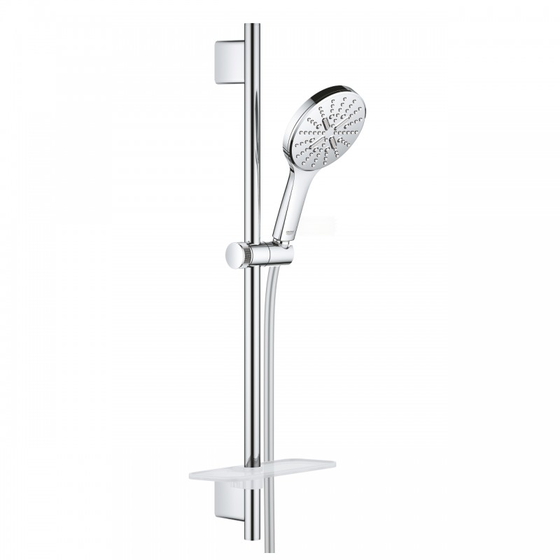 Душовий гарнітур зі штангою Grohe Rainshower Smartactive 130 3 типи струменя хром 26546000