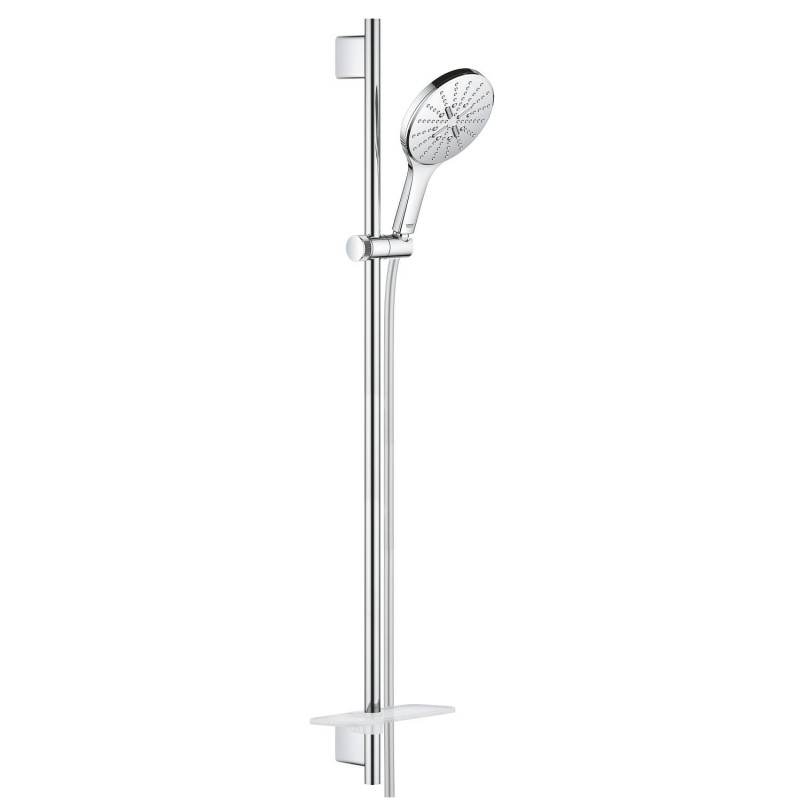 Душевой гарнитур со штангой Grohe Rainshower Smartactive 150 3 типа струи хром 26593000