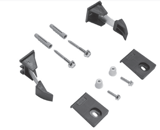 Прихований кріпильний елемент для сантехніки Hatria без бічних отворів 