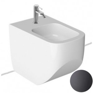 Біде підлогове Hatria Next Alchemy 36х56 см санфарфор чорний матовий A0Y3AU02