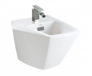 Биде напольное TOTO Jewelhex с переливом керамика белый BW681B