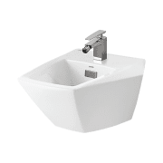 Биде подвесное TOTO Jewelhex с переливом керамика белый BT682V1#XW