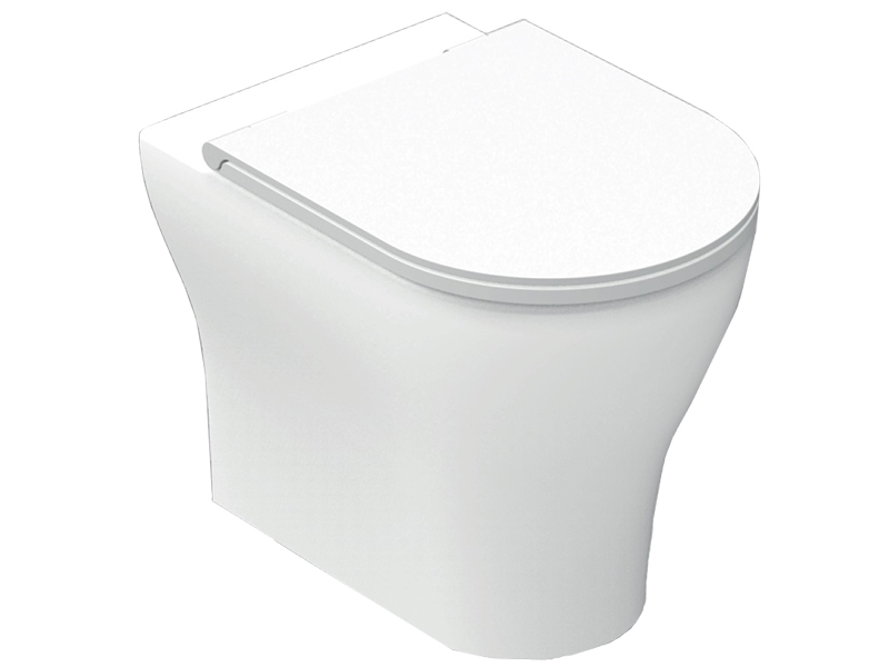 Напольный унитаз безободковый Hatria Beat 36х52 см санфарфор белый Y1W301