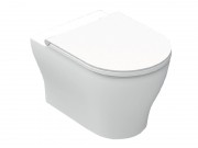Подвесной унитаз безободковый Hatria Beat 36х52 см санфарфор белый Y1ZN01