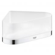 Поличка для ванної Grohe Selection кутова c тримачем скло 41038000