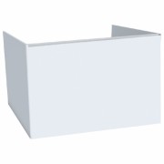 Тумба под раковину Hatria Canalgrande подвесная 78 см ДСП белый матовый/белый Y2AXZZ