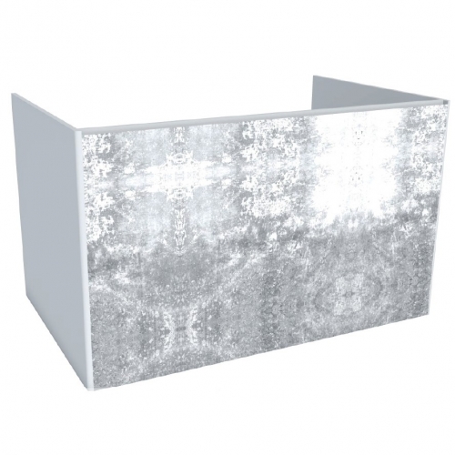 Тумба під раковину Hatria Canalgrande підвісна 78 см ДСП білий матовий/цемент Y2AXZC