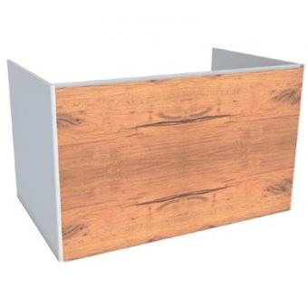 Тумба під раковину Hatria Canalgrande підвісна 78 см ДСП білий матовий /тік Y2AXZK