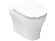 Напольный унитаз безободковый Hatria Beat 36х52 см санфарфор белый Y1W301