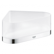 Поличка для ванної Grohe Selection кутова c тримачем скло 41038000