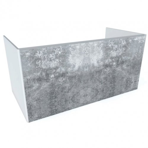 Тумба під раковину Hatria Canalgrande підвісна 98 см ДСП білий матовий/цемент Y2AYZC