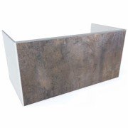 Тумба під раковину Hatria Canalgrande підвісна 98 см ДСП білий матовий/сіро-коричневий Y2AYZR