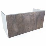 Тумба під раковину Hatria Canalgrande підвісна 98 см ДСП білий матовий/сіро-коричневий Y2AYZR