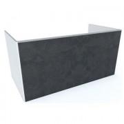 Тумба під раковину Hatria Canalgrande підвісна 98 см ДСП білий матовий/антрацит Y2AYZG