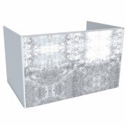 Тумба під раковину Hatria Canalgrande підвісна 78 см ДСП білий матовий/цемент Y2AXZC