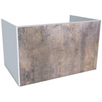 Тумба під раковину Hatria Canalgrande підвісна 78 см ДСП білий матовий/сіро-коричневий Y2AXZR