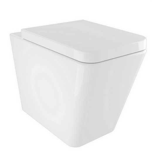 Унітаз підлоговий Ponsi Wave Rimless 36х54,5 см кераміка білий глянець BC WAV L VASO