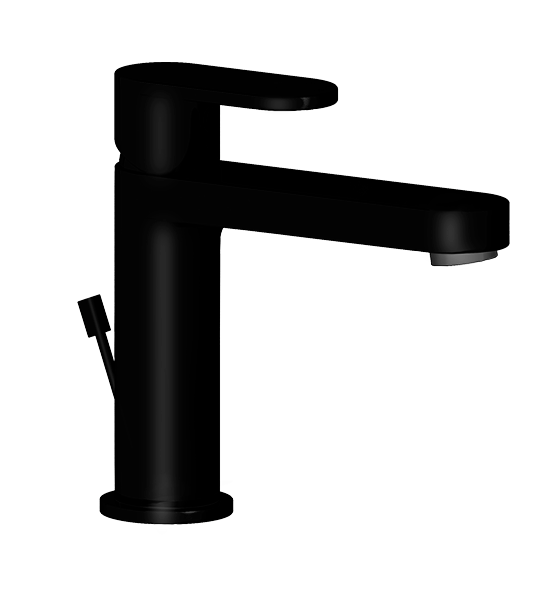 Змішувач для раковини Ponsi Versilia одноважільний чорний матовий BT VER K LA01