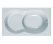 Ванна акрилова вбудована прямокутна Kolpa-San Cavatina 120x70/S см білий 741600