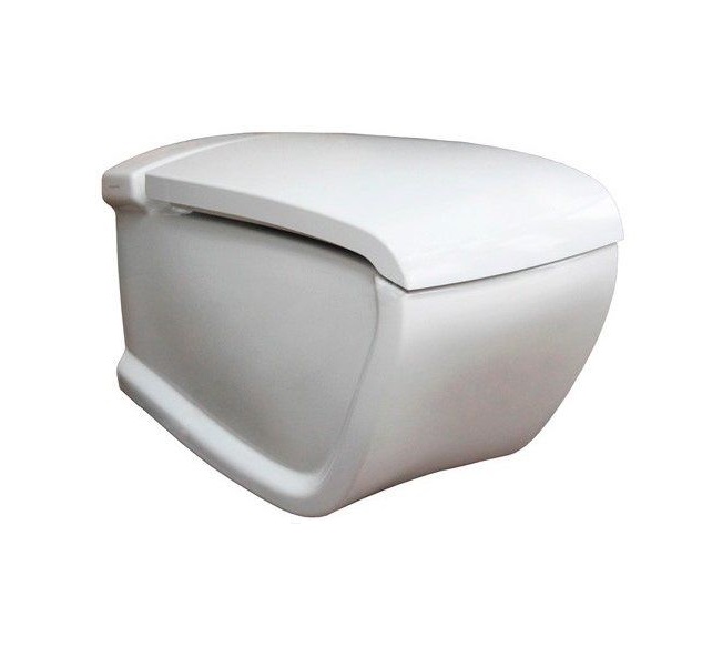 Унитаз подвесной Hidra Hi-Line 38х54,5 см санфаянс белый глянцевый HIW10 001 bianco lucido