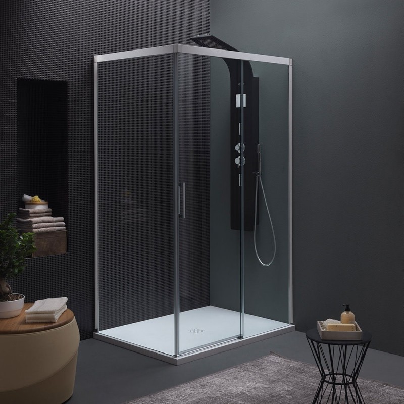 Душевая кабина Kolpa San Montes TK 140X80/K-R правая профиль хром/прозрачное стекло 514380