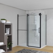 Душова кабіна Kolpa San Virgo Uni TK BLACK 120X90/K профіль чорний/прозоре скло 513130