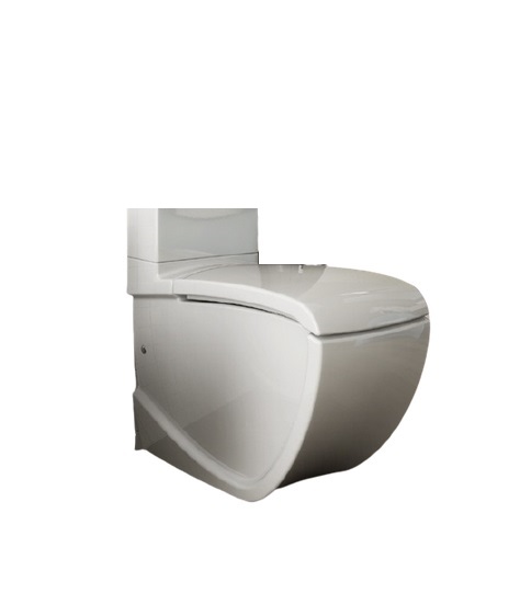 Чаша унітаза-компакта підлогового Hidra Hi-Line 38х67,5 см санфаянс білий глянцевий HI12 001 bianco lucido