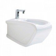 Биде подвесное Hidra Hi-Line 38х54,5 см санфаянс белый глянцевый HIW14 001 bianco lucido