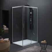 Душевая кабина Kolpa San Montes TK 140X80/K-R правая профиль хром/прозрачное стекло 514380