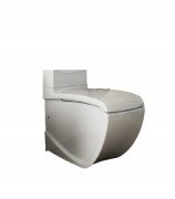 Чаша унітаза-компакта підлогового Hidra Hi-Line 38х67,5 см санфаянс білий глянцевий HI12 001 bianco lucido