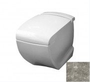 Унитаз напольный Hidra Hi-Line 38х54,5 см санфаянс белый/серый HI10 100 ceppo di gre