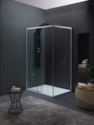 Душевая кабина Kolpa San Montes TK 140X80/K-L левая профиль хром/прозрачное стекло 514390