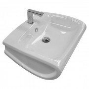 Раковина для ванної Hidra Hi-Line підвісна 65х51,5 см санфаянс білий глянцевий HI19 001 bianco lucido