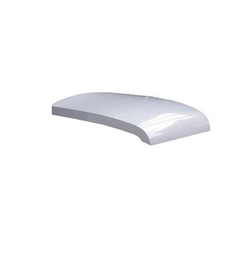 Сиденье с крышкой для унитаза Hidra Hi-Line soft-close белый глянцевый петли золото HIZO 001 bianco lucido