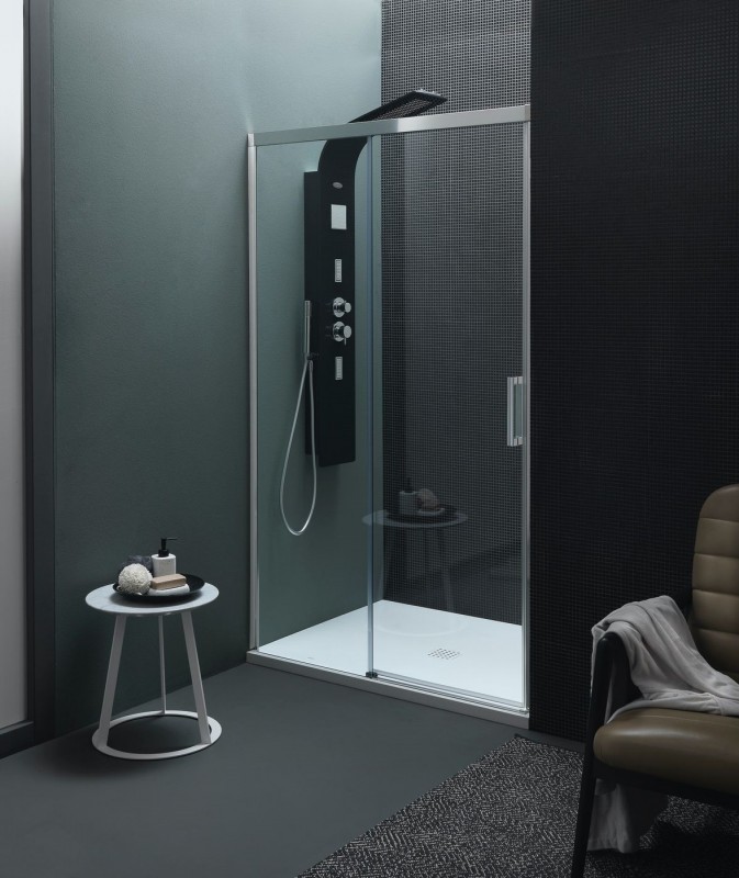 Душові двері Kolpa-San Montes TV/S 120/K-L 120х200 см ліва профіль хром/прозоре скло 514450