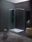 Душевая кабина Kolpa San Montes TK 140X90/K-L левая профиль хром/прозрачное стекло 514410