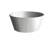 Раковина для ванної Hidra Wire накладна Ø43 см санфаянс білий матовий W1 006 bianco matt