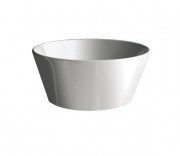 Раковина для ванної Hidra Wire накладна Ø43 см W1 санфаянс білий глянцевий W1 001 bianco lucido