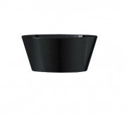 Раковина для ванної Hidra Wire накладна Ø43 см санфаянс чорний глянцевий W1 009 nero lucido